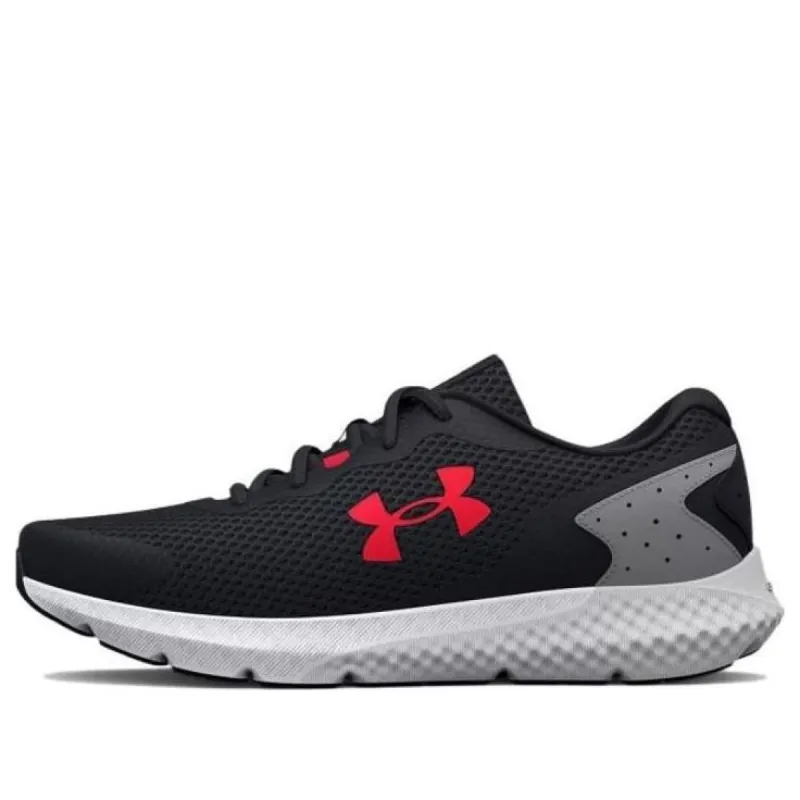 Under Armour Charged Rogue 3 Extra Wide Running Shoes 'Black Grey Red' 3026020-001 sold by KicksCrew