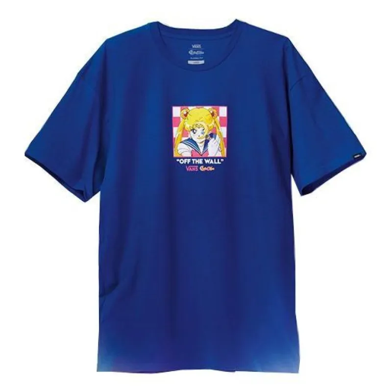 Vans x Pretty Guardian Sailor Moon Graphic T-Shirt 'Blue' VN0000A67WM sold by KicksCrew