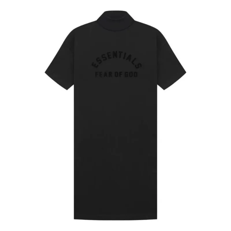 (WMNS) Fear of God Essentials SS23 3/4 Sleeve Dress 'Black' 125SP235040FW sold by KicksCrew