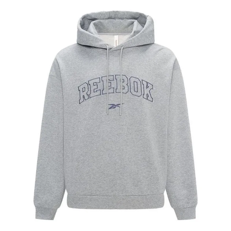 Reebok Logo Hoodie 'Grey' 23FRC351UGG4 sold by KicksCrew