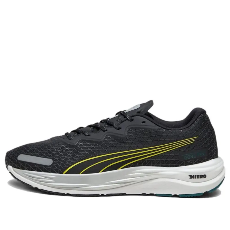 Puma Velocity Nitro 2 GTX 'Black Yellow Burst' 377507-04 sold by KicksCrew