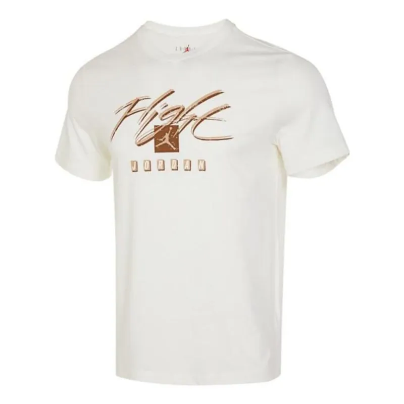 Air Jordan Flight Essentials T-Shirt 'Sail Hemp' FB7400-133 sold by KicksCrew
