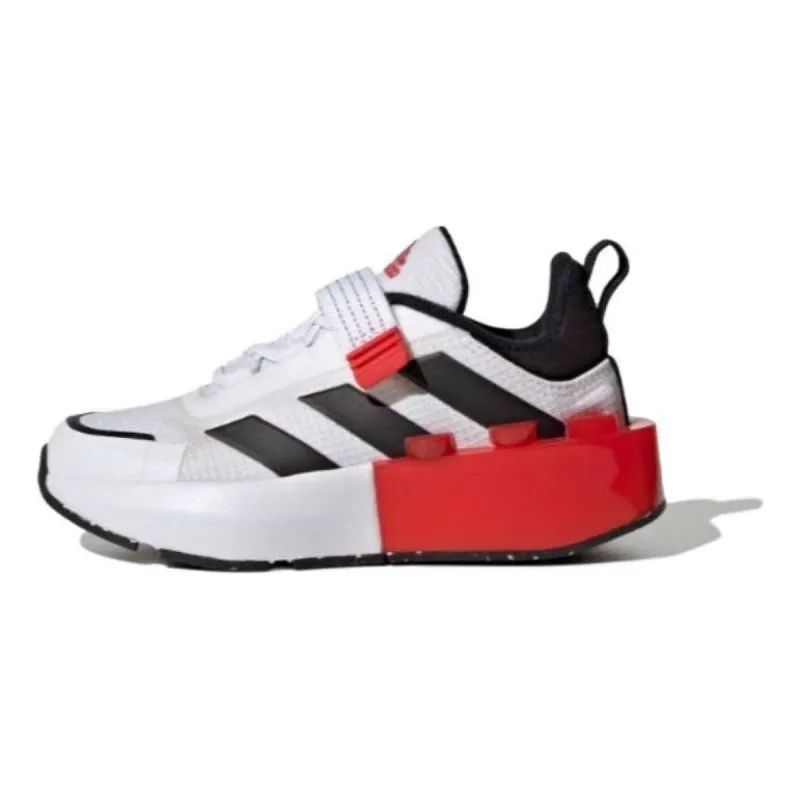 (GS) adidas Tech Runner x LEGO 'White Black Red' ID9530 sold by KicksCrew