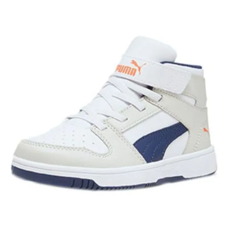 (PS) Puma Rebound Layup SL V 'White Persian Blue' 370488-23 sold by KicksCrew