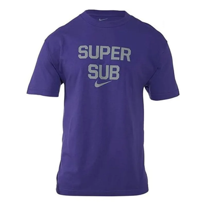 Nike Printed Logo Pullover Short Sleeve T-shirt 'Purple' 510169-545 sold by KicksCrew