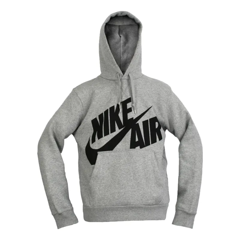 Nike Air Basketball Over-sized Hoodie 'Heather Grey' 507745-063 sold by KicksCrew