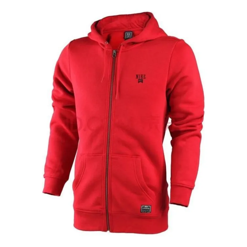 Nike Logo Full Zip Hoodie 'University Red' 485293-645 sold by KicksCrew