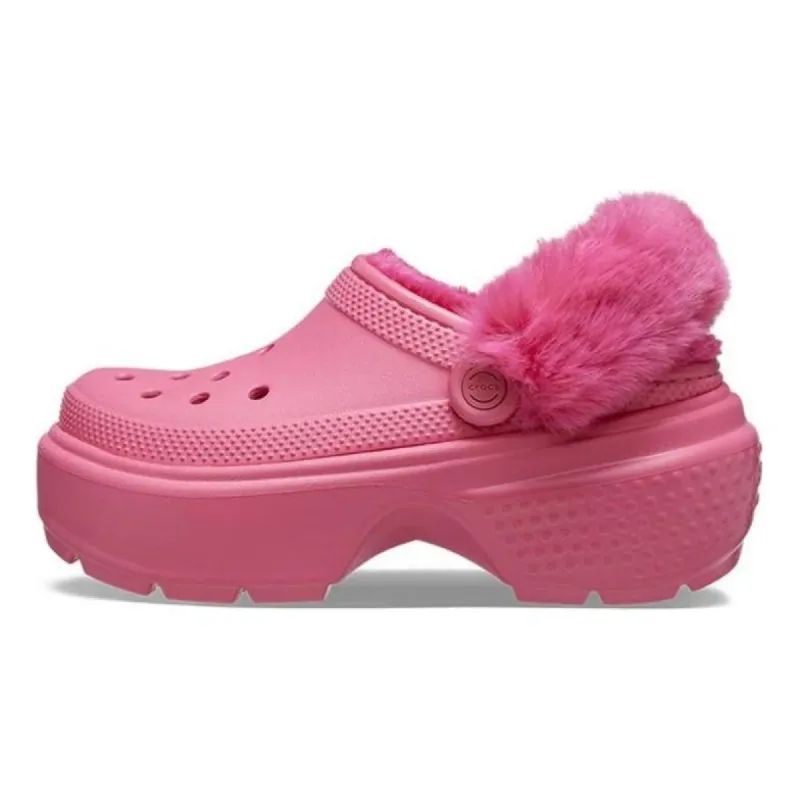 (WMNS) Crocs Stomp Lined Clog 'Hyper Pink' 208546-6VZ sold by KicksCrew