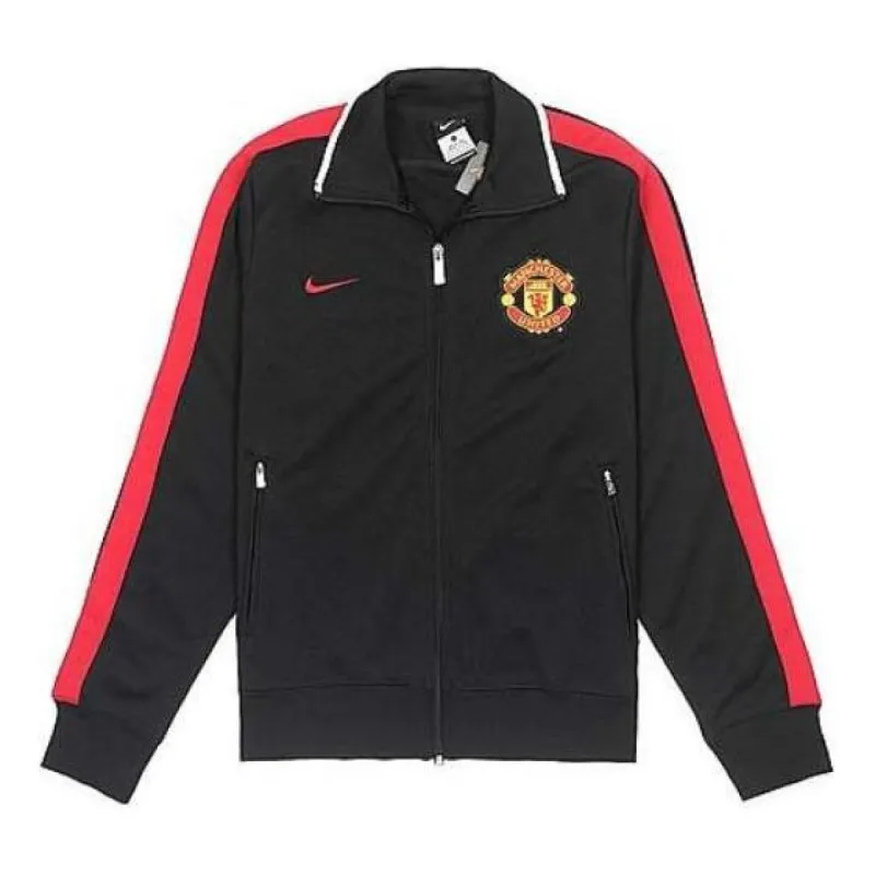 Nike Manchester United Zip-Up Jacket 'Black' 439254-010 sold by KicksCrew