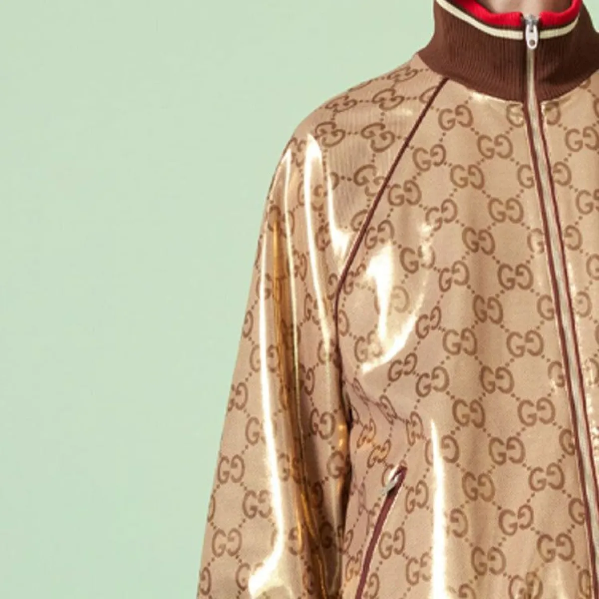 Gucci GG Technical Jersey Zip Jacket 'Gold' 737363-XJFFG-2486