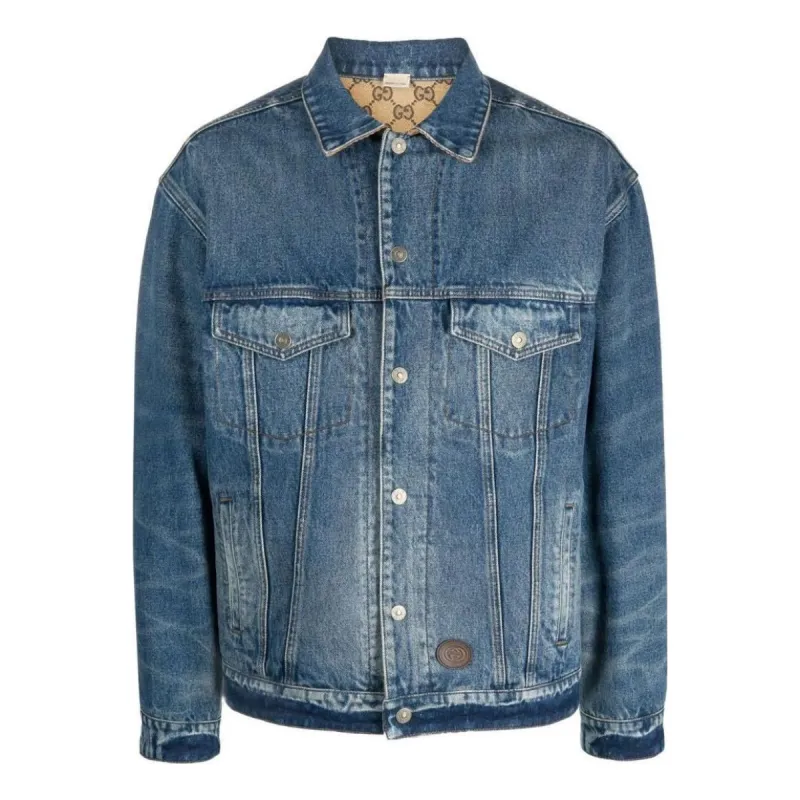Gucci Reversible Denim Jacket 'Blue' 730030-XDCC3-4447 sold by KicksCrew