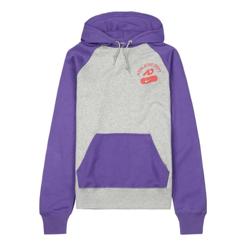 Nike Logo Athletic Daily Casual Hoodie 'Purple Grey' 403978-066 sold by KicksCrew