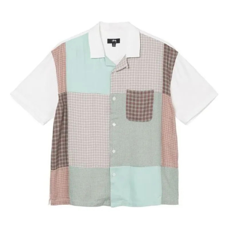 Stussy Mixed Check Shirt 'Multi-Color' 1110196 sold by KicksCrew