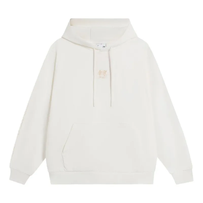Li-Ning Graphic Hoodie 'Light Grey' AWDS921-4 sold by KicksCrew