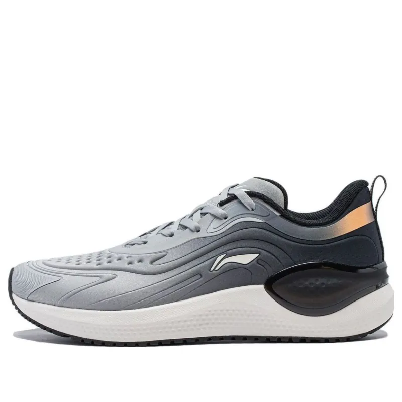 Li-Ning Eazgo V2 'Grey Black White' ARST041-2 sold by KicksCrew