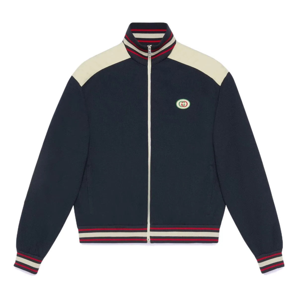 Gucci Cotton Jersey Zip Jacket 'Navy' 706412-XJE8S-4735