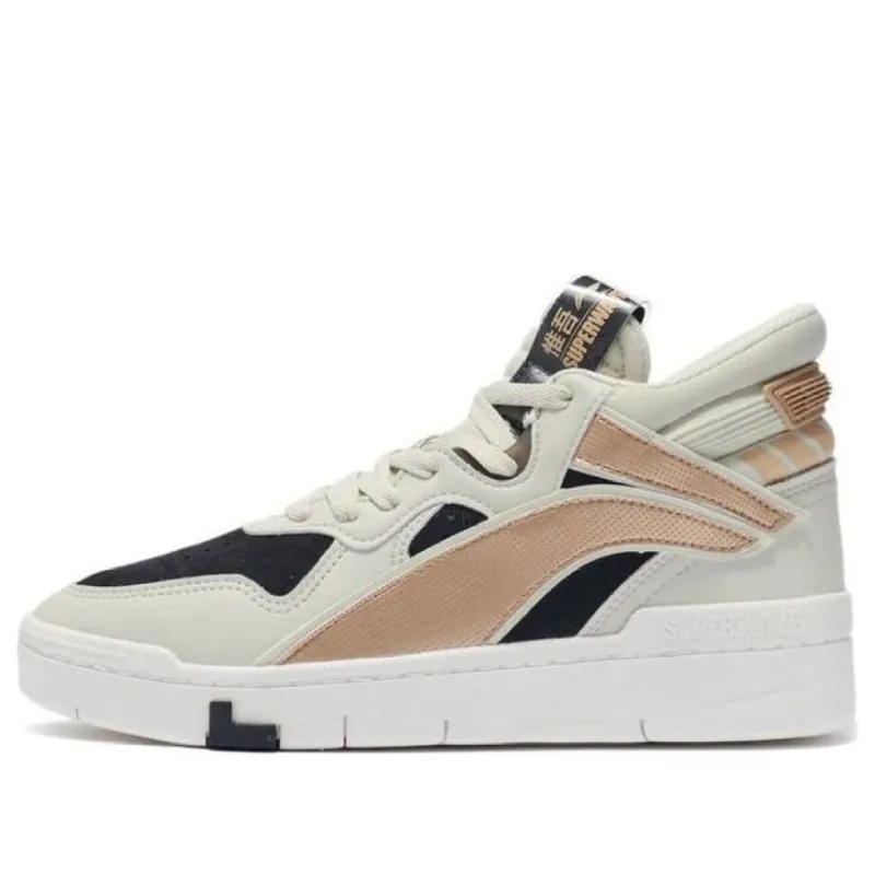 (WMNS) Li-Ning Suprewave Mid 'White Black Gold' AGCR234-2 sold by KicksCrew
