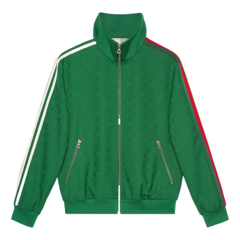 Gucci x adidas GG Trefoil Jacquard Jacket 'Green' 705756-ZAI22-3229 sold by KicksCrew