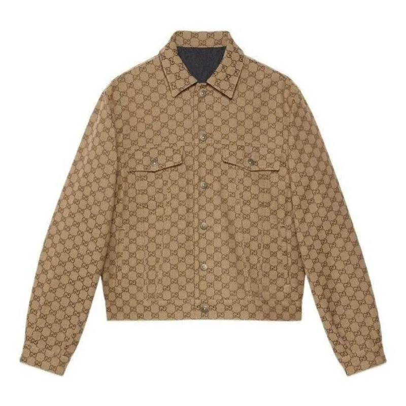 Gucci GG Reversible Denim Jacket 'Beige Ebony Blue' 702763-XDB2K-4759 sold by KicksCrew