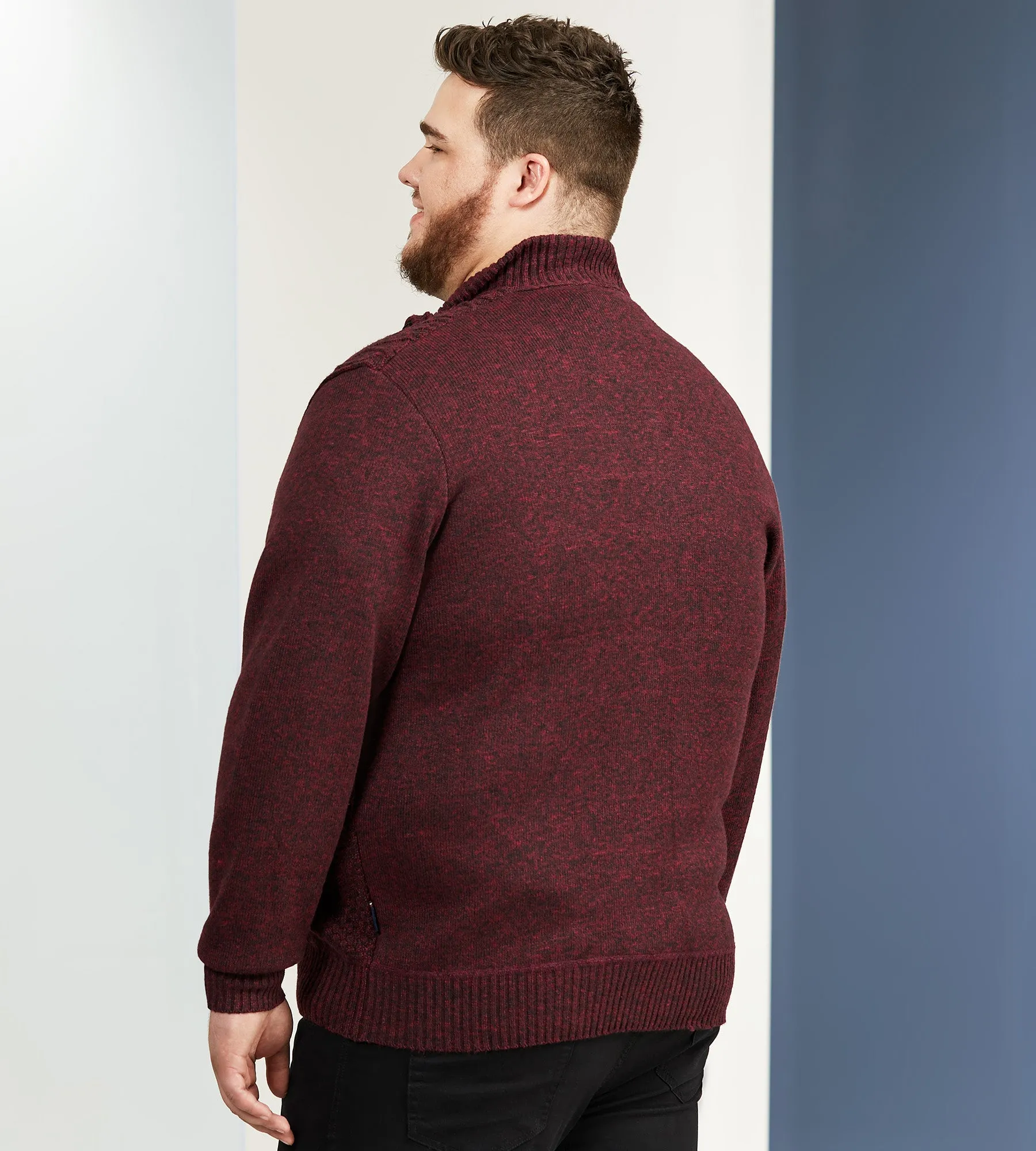 Fleece Lined Cardigan sold by George Richards product image thumbnail 5