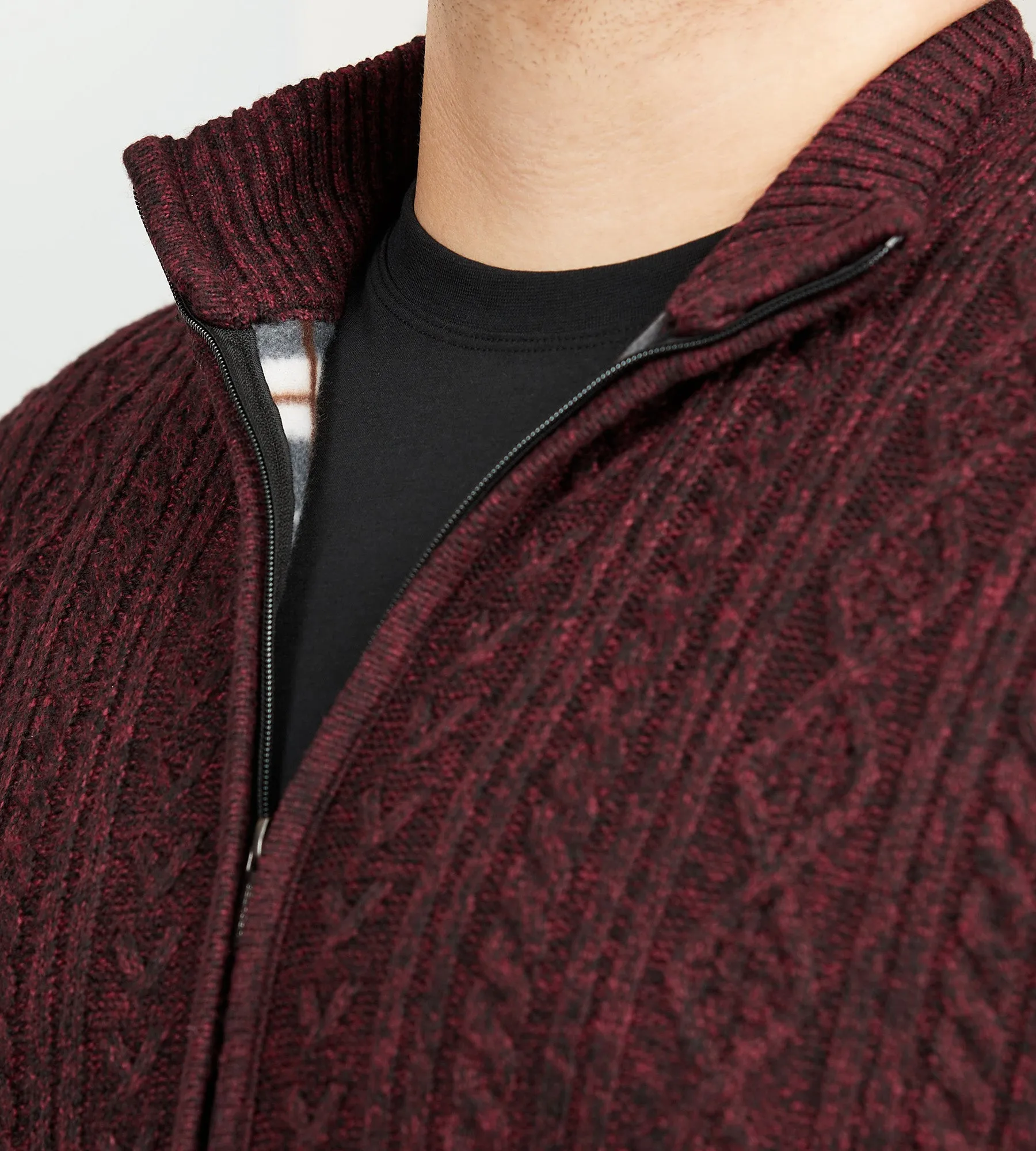 Fleece Lined Cardigan sold by George Richards product image thumbnail 2