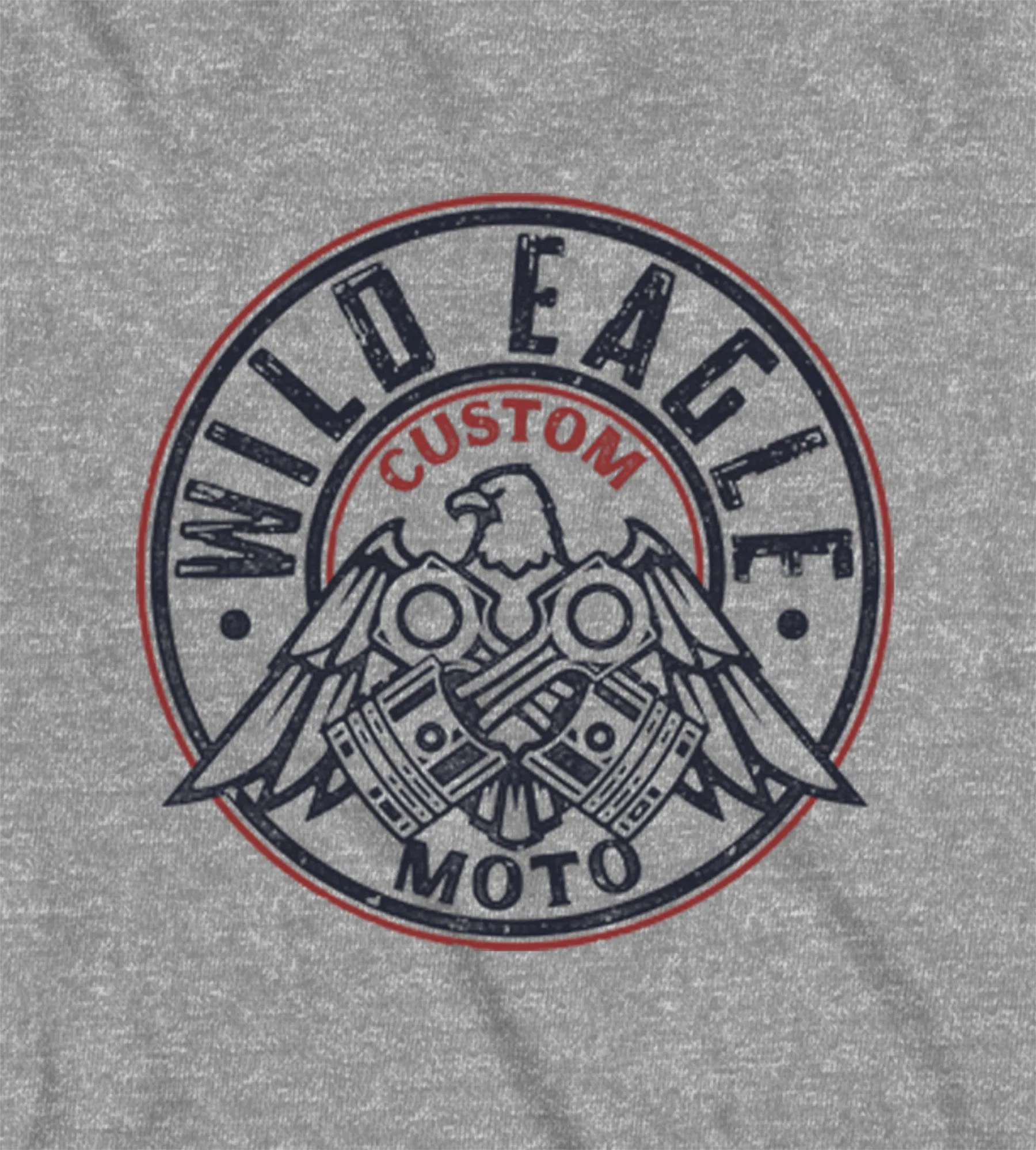 Wild Eagle Motors Graphic Tee sold by George Richards product image thumbnail 2