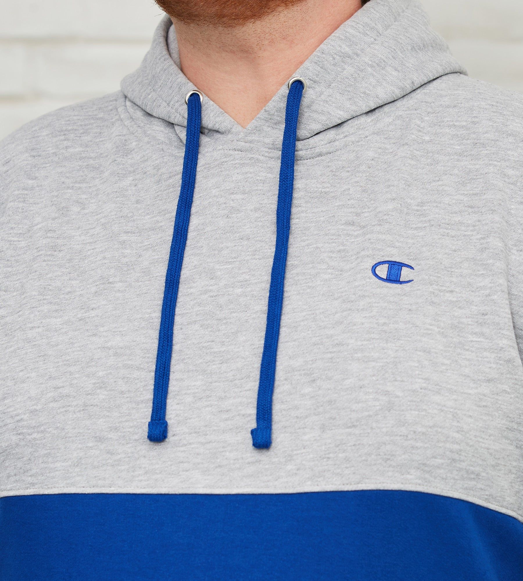 Embroidered Logo Colour-Block Hoodie sold by George Richards product image thumbnail 2