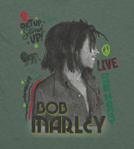 Bob Marley Graphic Tee sold by George Richards