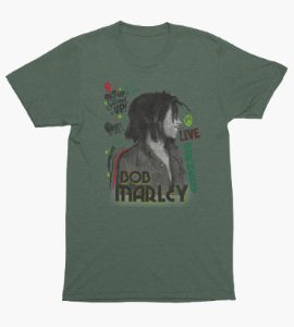 Bob Marley Graphic Tee sold by George Richards