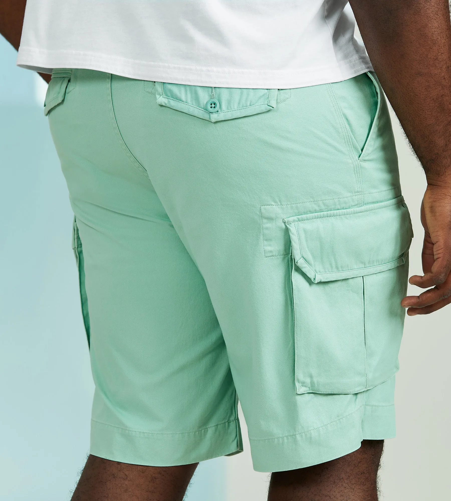 Slub Twill Cargo Short sold by George Richards product image thumbnail 3