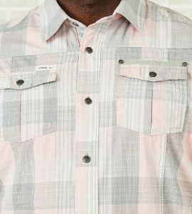 Plaid Short Sleeve Sport Shirt sold by George Richards