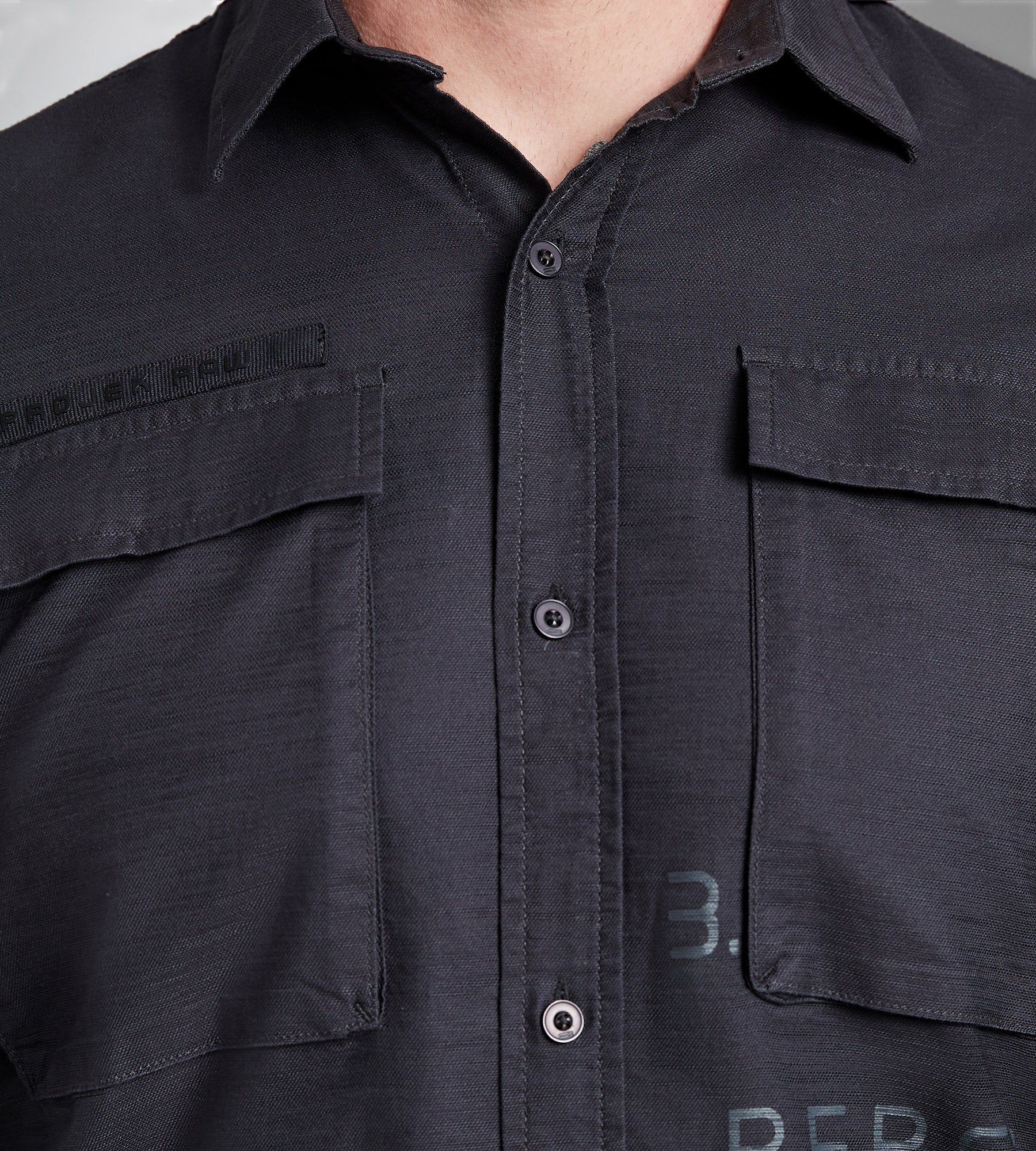 Graphic Print Long Sleeve Sport Shirt sold by George Richards product image thumbnail 2