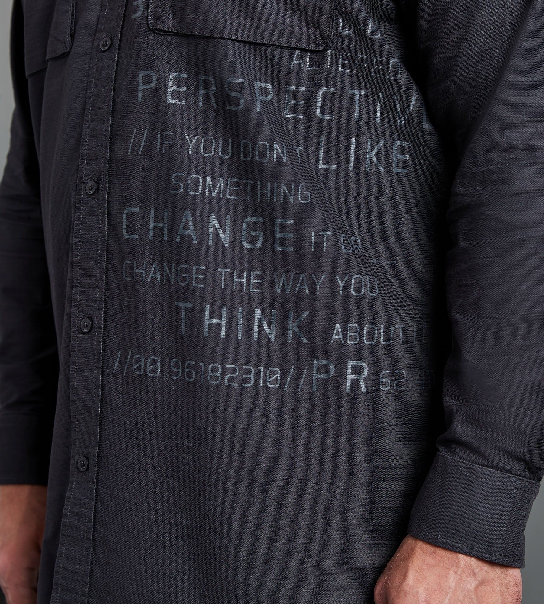 Graphic Print Long Sleeve Sport Shirt sold by George Richards product image thumbnail 3