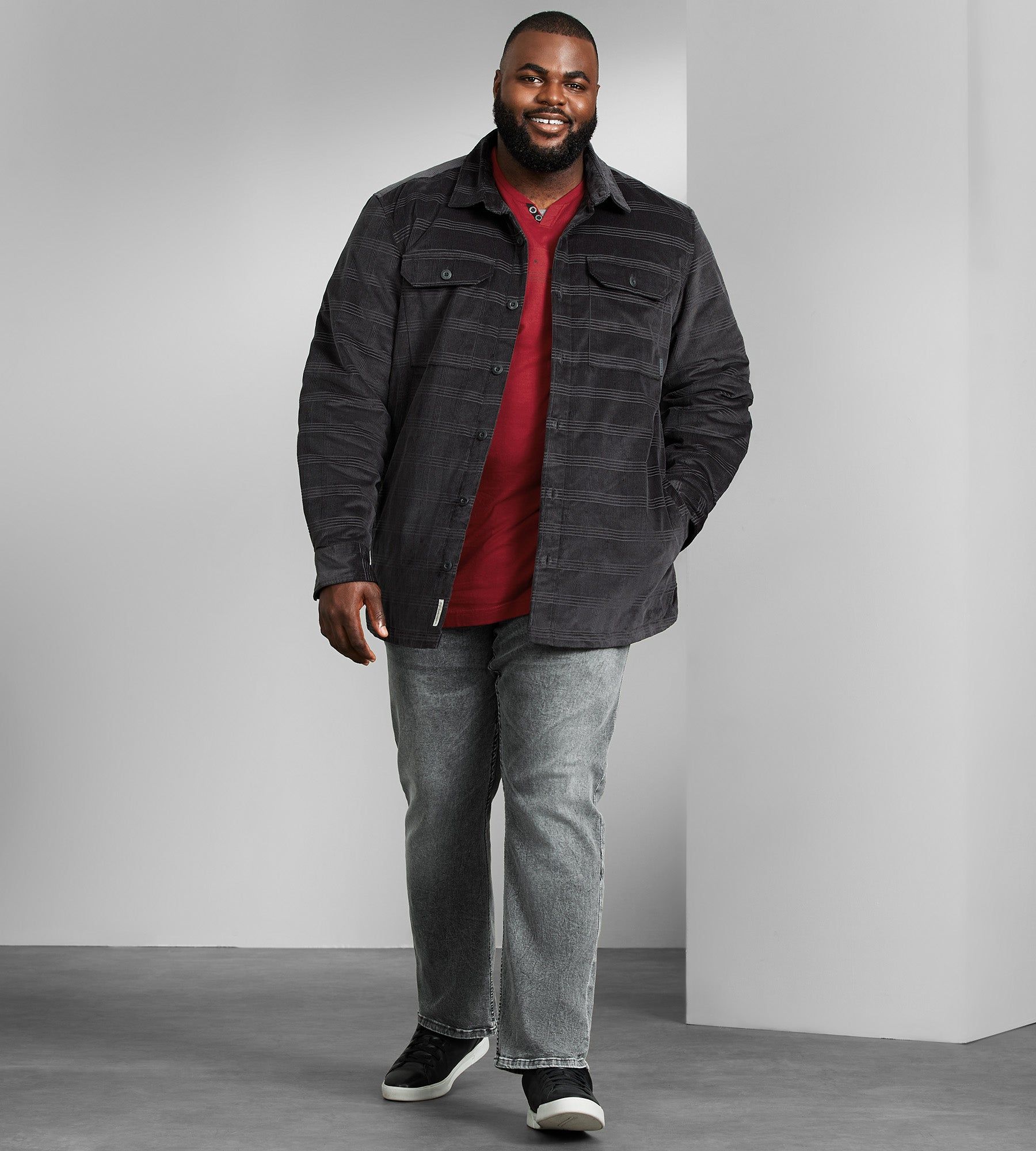 Corduroy Shacket sold by George Richards product image thumbnail 2