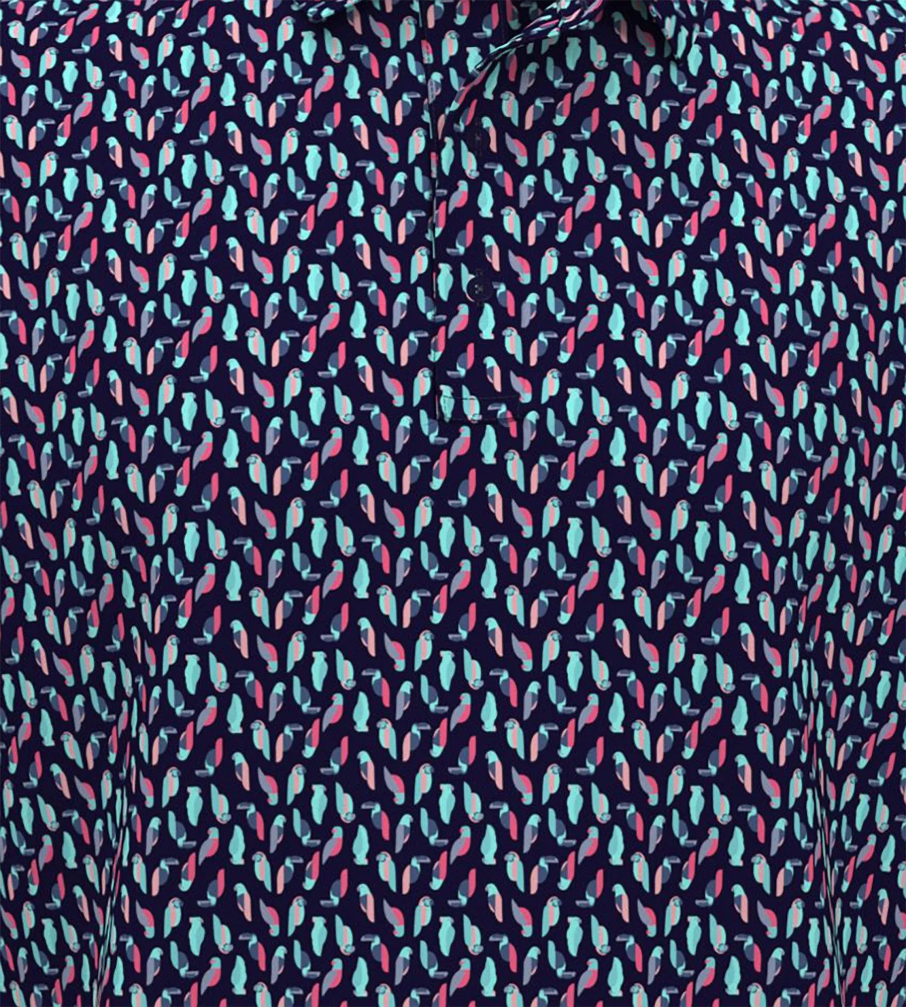 All Over Birdie Print Polo sold by George Richards product image thumbnail 2