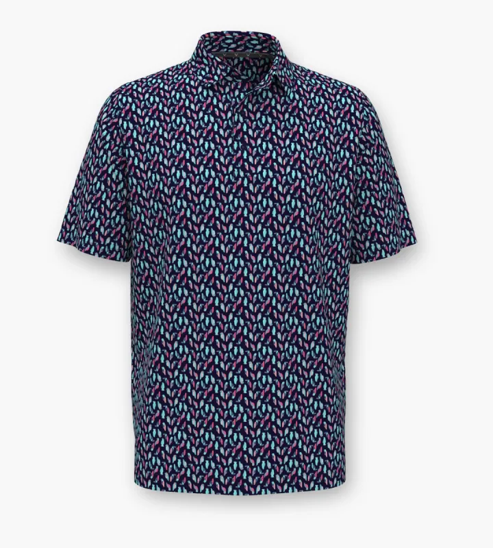 All Over Birdie Print Polo sold by George Richards
