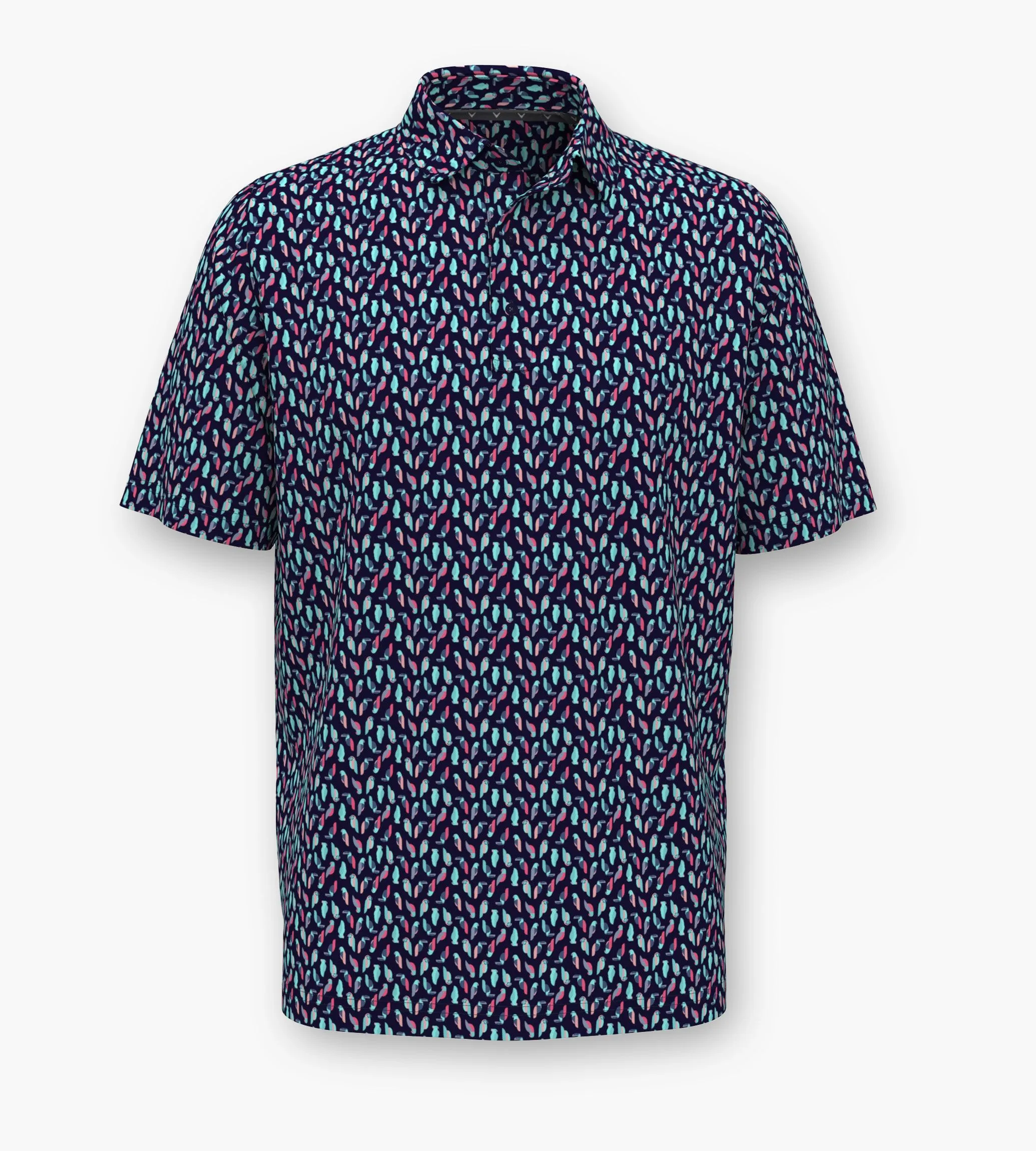 All Over Birdie Print Polo sold by George Richards