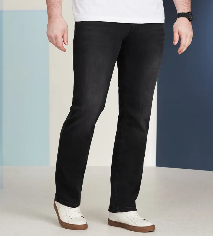 Straight Fit Jeans made by George Richards