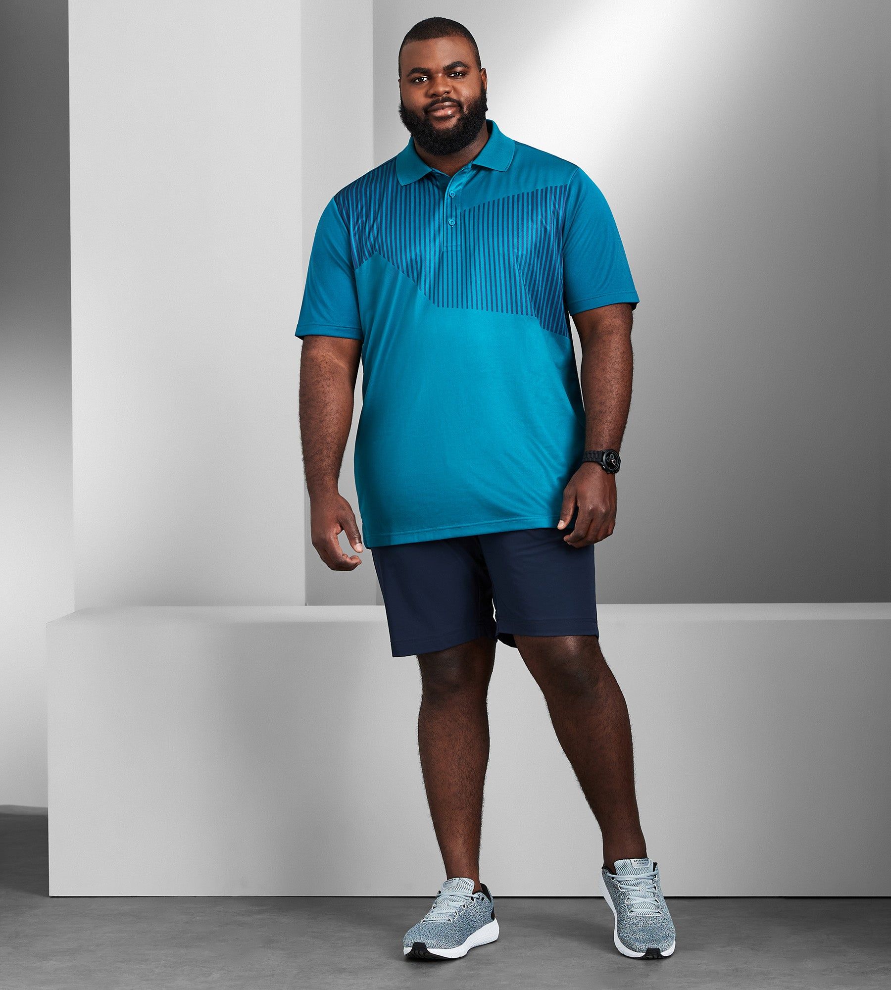 Vertical Striped Polo sold by George Richards product image thumbnail 3