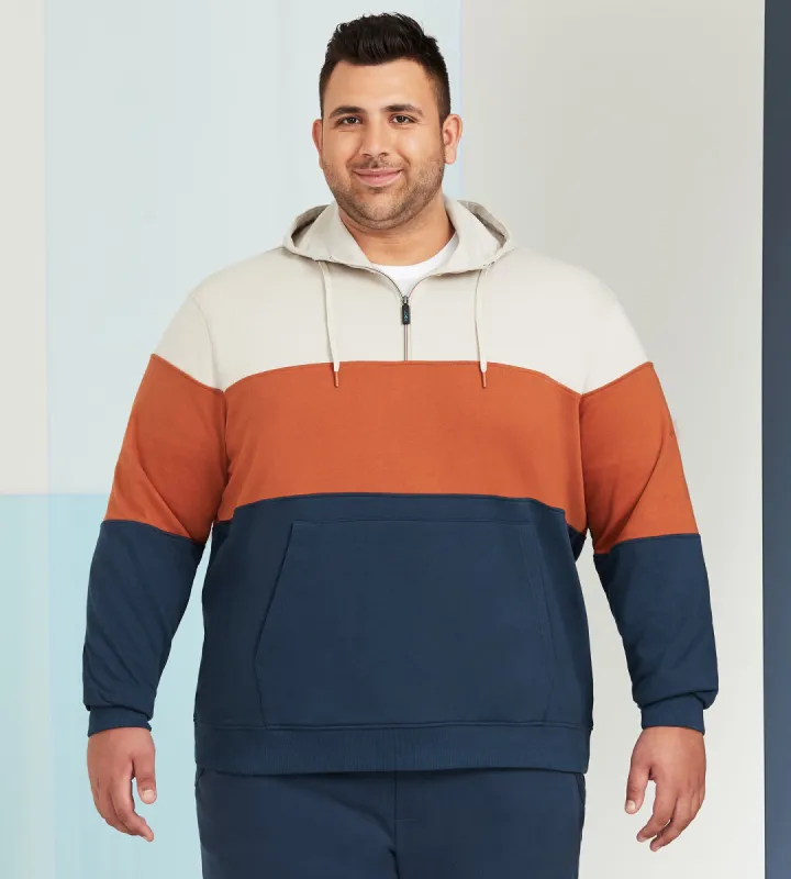 Colour Block Pull Over Hoodie sold by George Richards