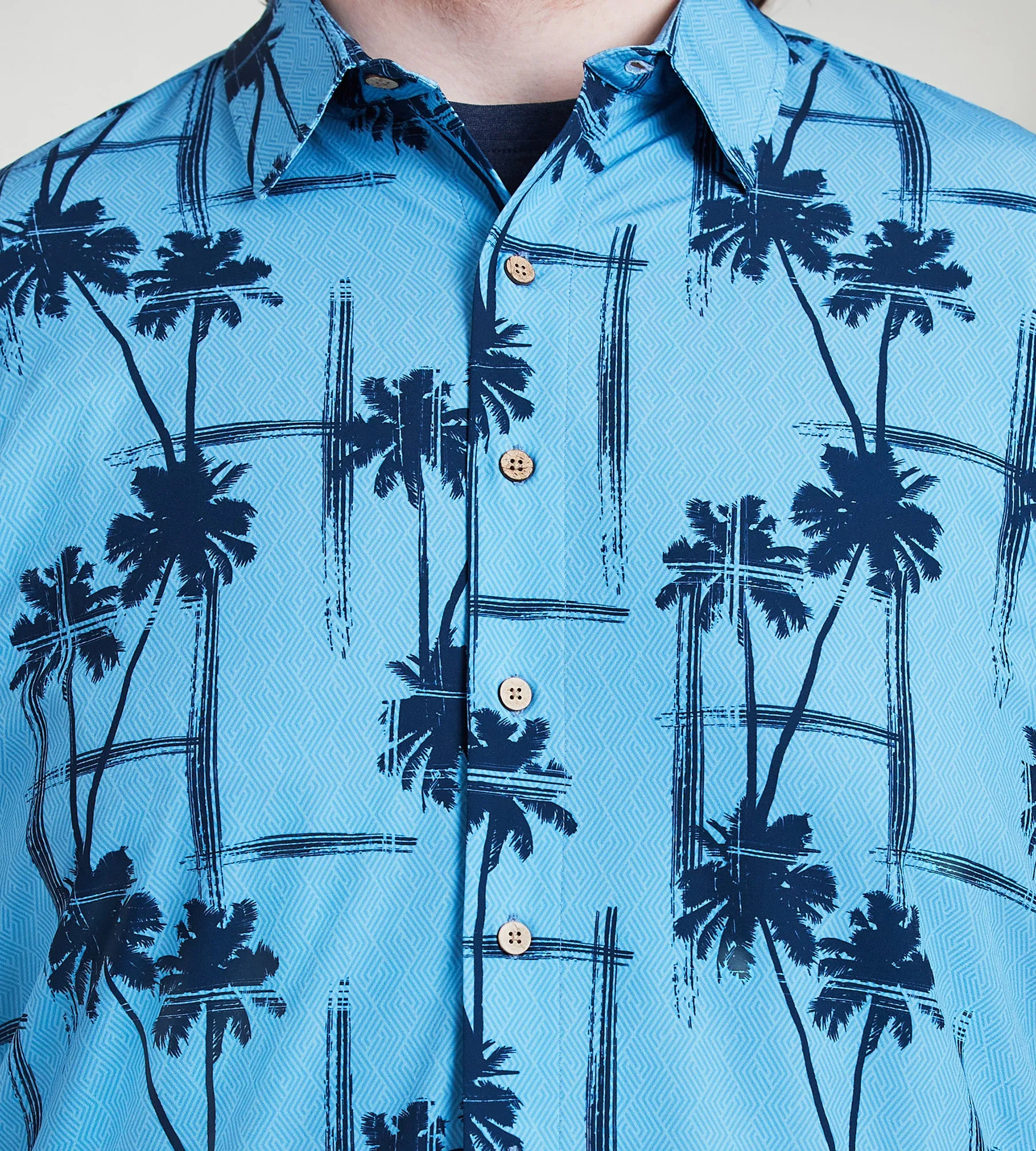 4-Way Stretch Tropical Short Sleeve Sport Shirt sold by George Richards product image thumbnail 2