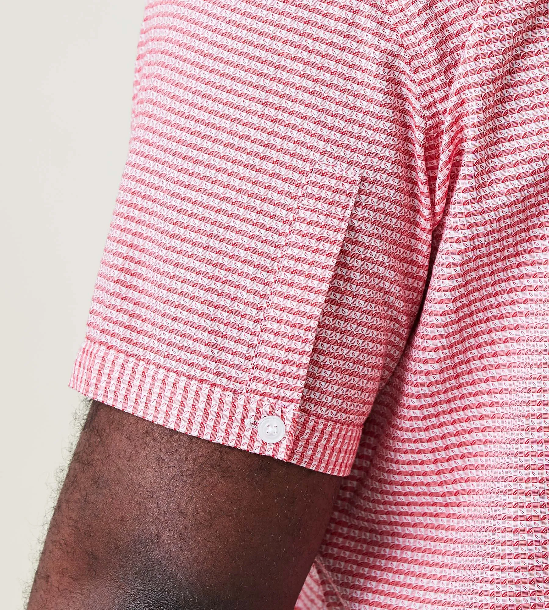 Textured Short Sleeve Sport Shirt sold by George Richards product image thumbnail 3