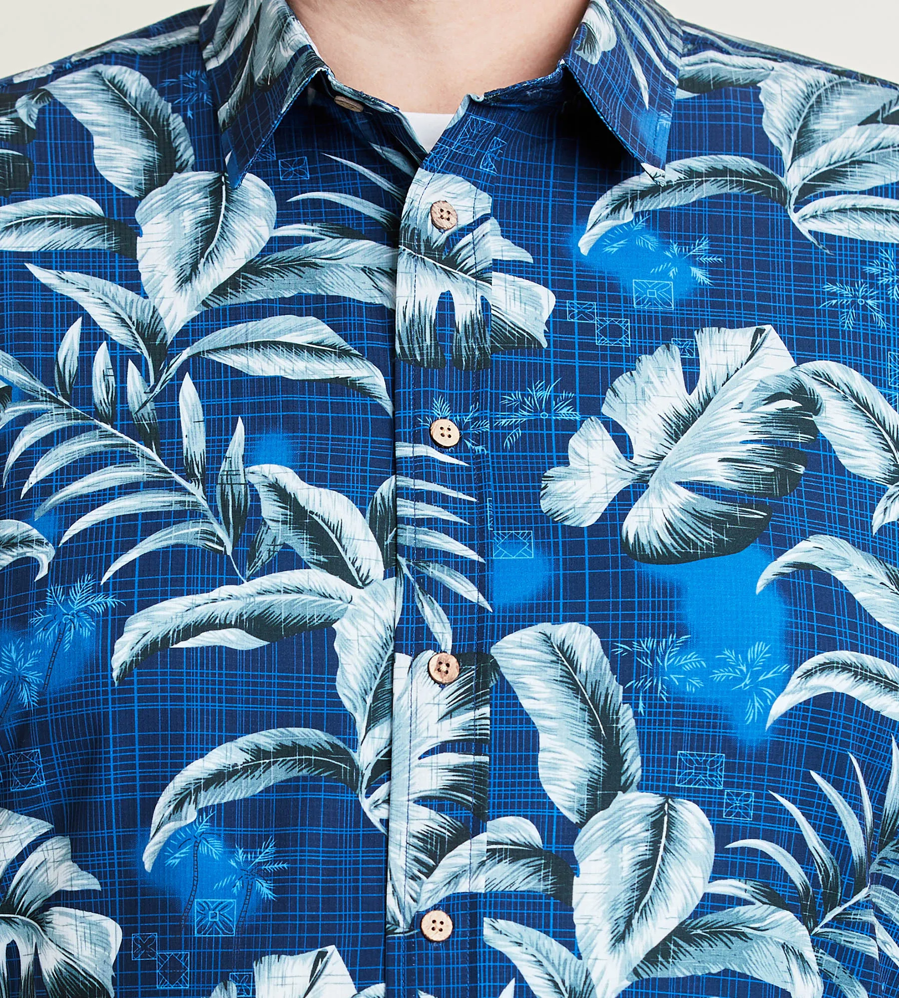 4-Way Stretch Tropical Short Sleeve Sport Shirt sold by George Richards product image thumbnail 2