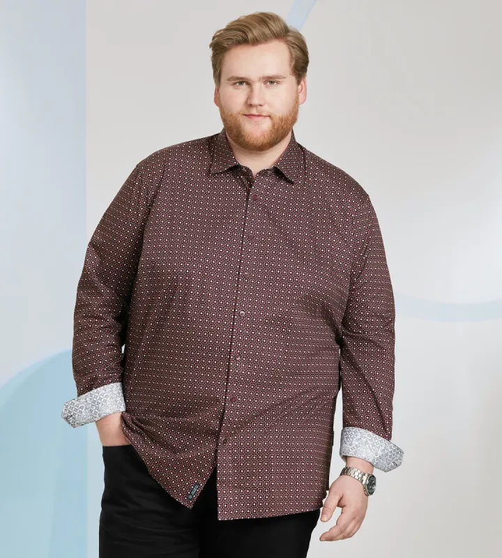 360° Stretch Geo Sport Shirt sold by George Richards