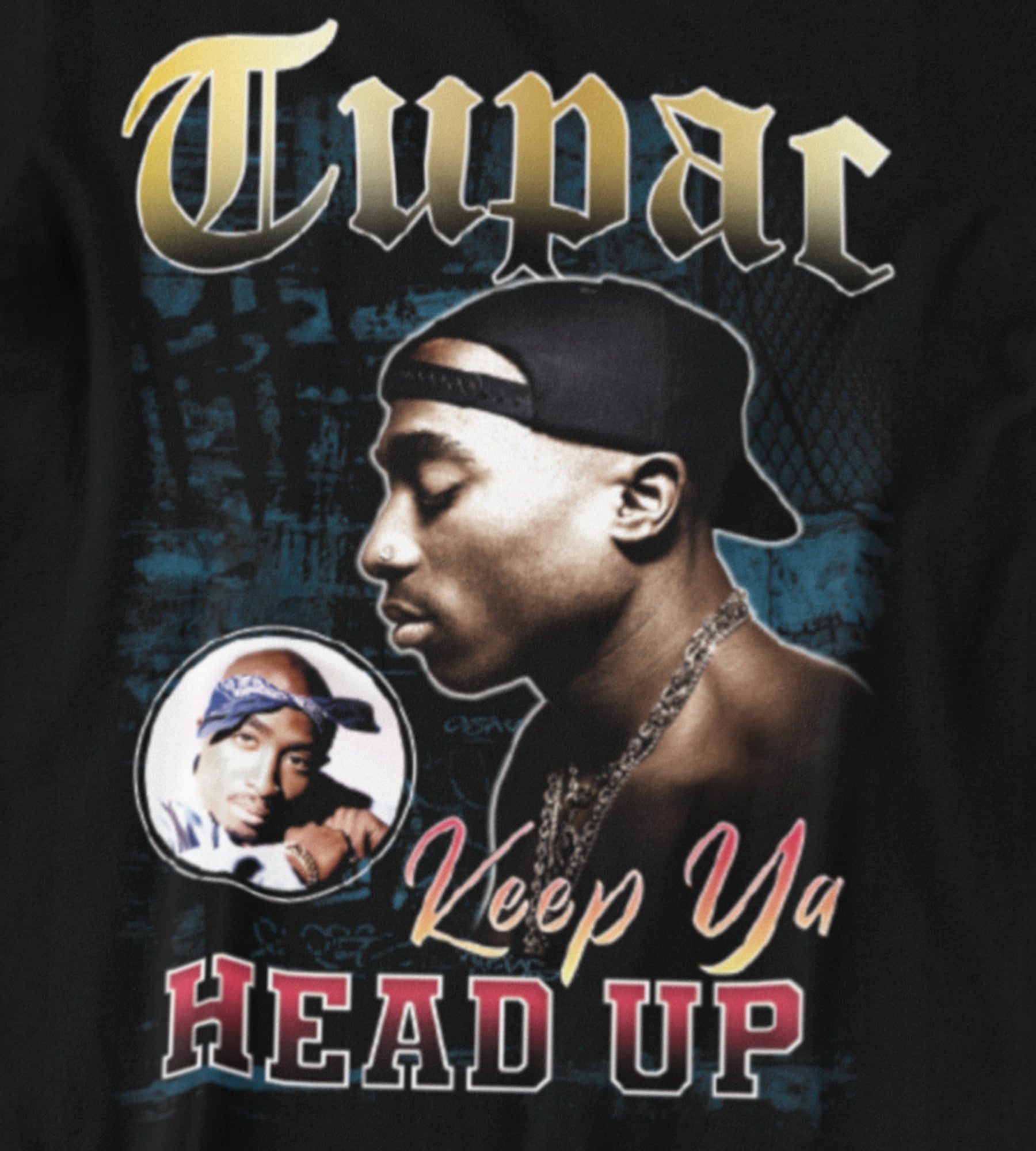 Tupac Graphic Tee sold by George Richards product image thumbnail 2