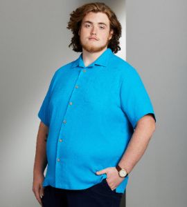Tropic Isles Tonal Jacquard Short Sleeve Sport Shirt sold by George Richards
