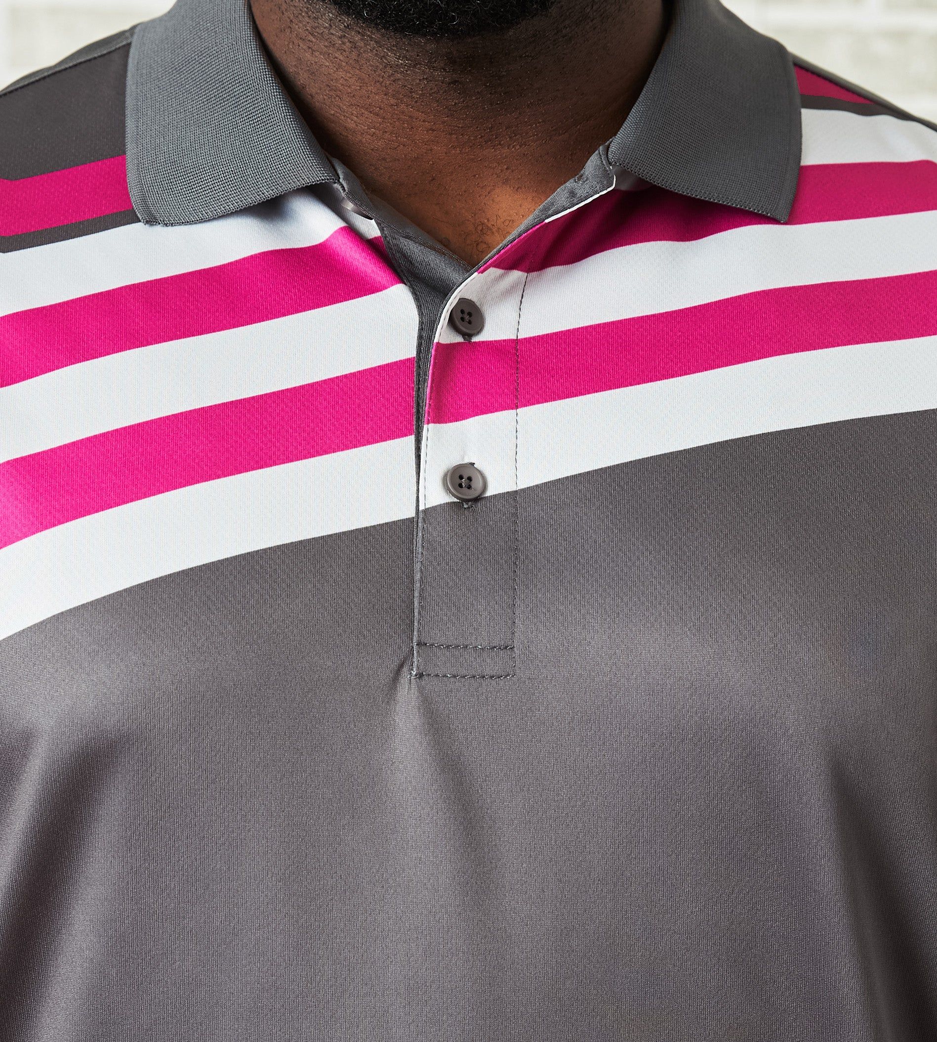 Active Zig Zag Print Polo sold by George Richards product image thumbnail 2