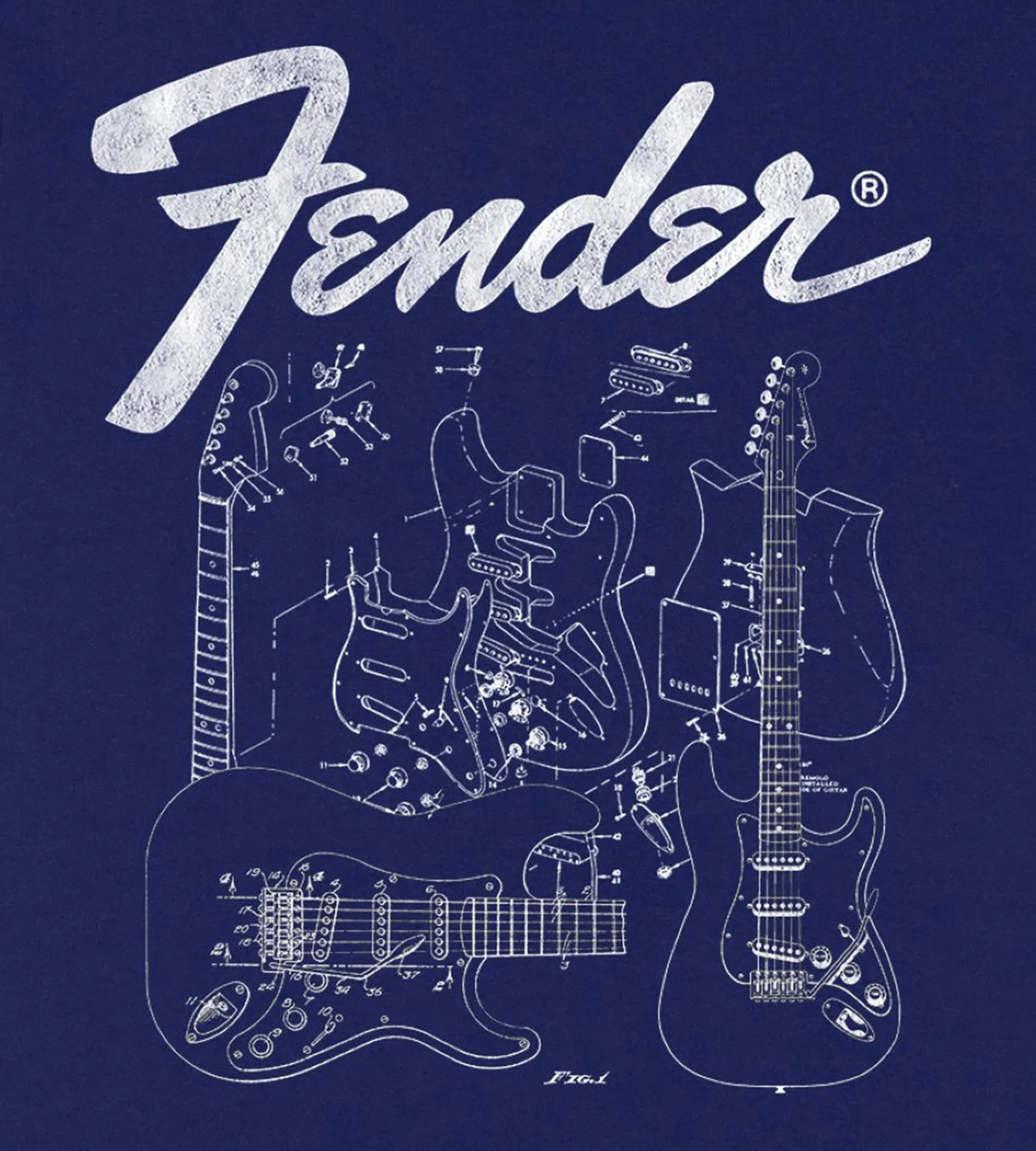 Fender Graphic Tee sold by George Richards product image thumbnail 2