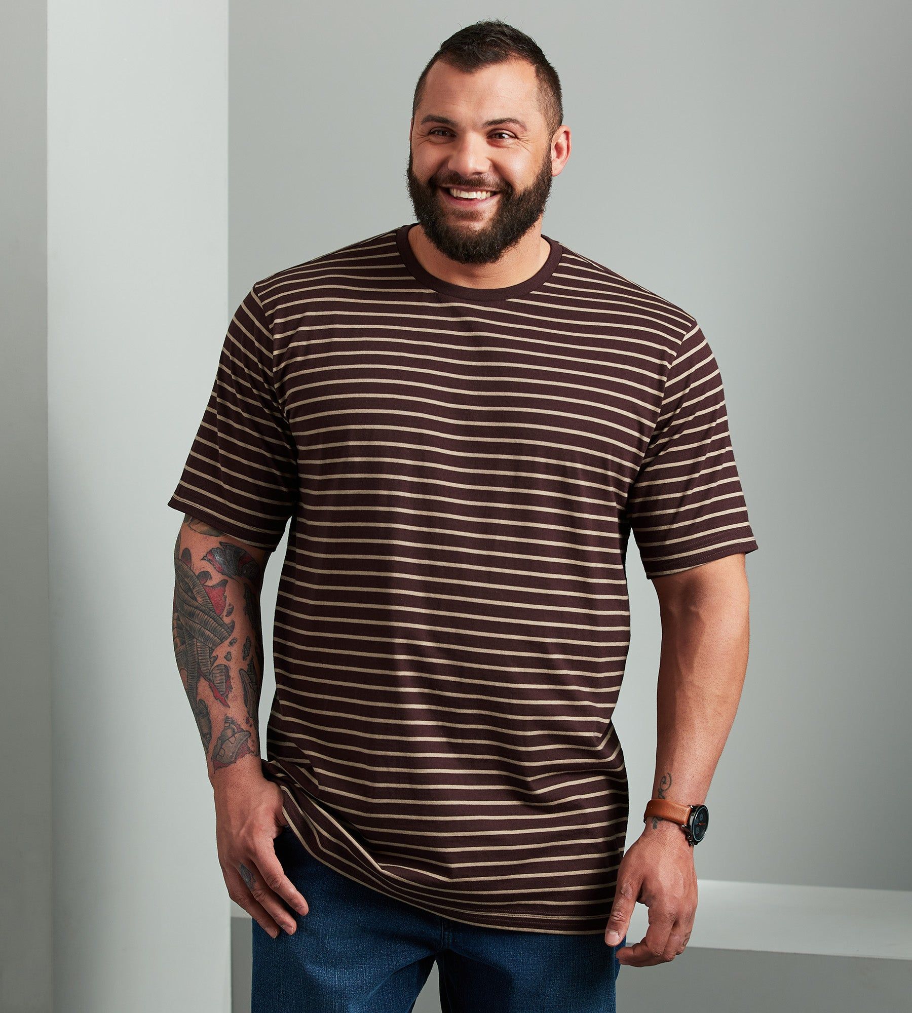 Ultimate Printed Crew Neck Tee sold by George Richards product image thumbnail 4