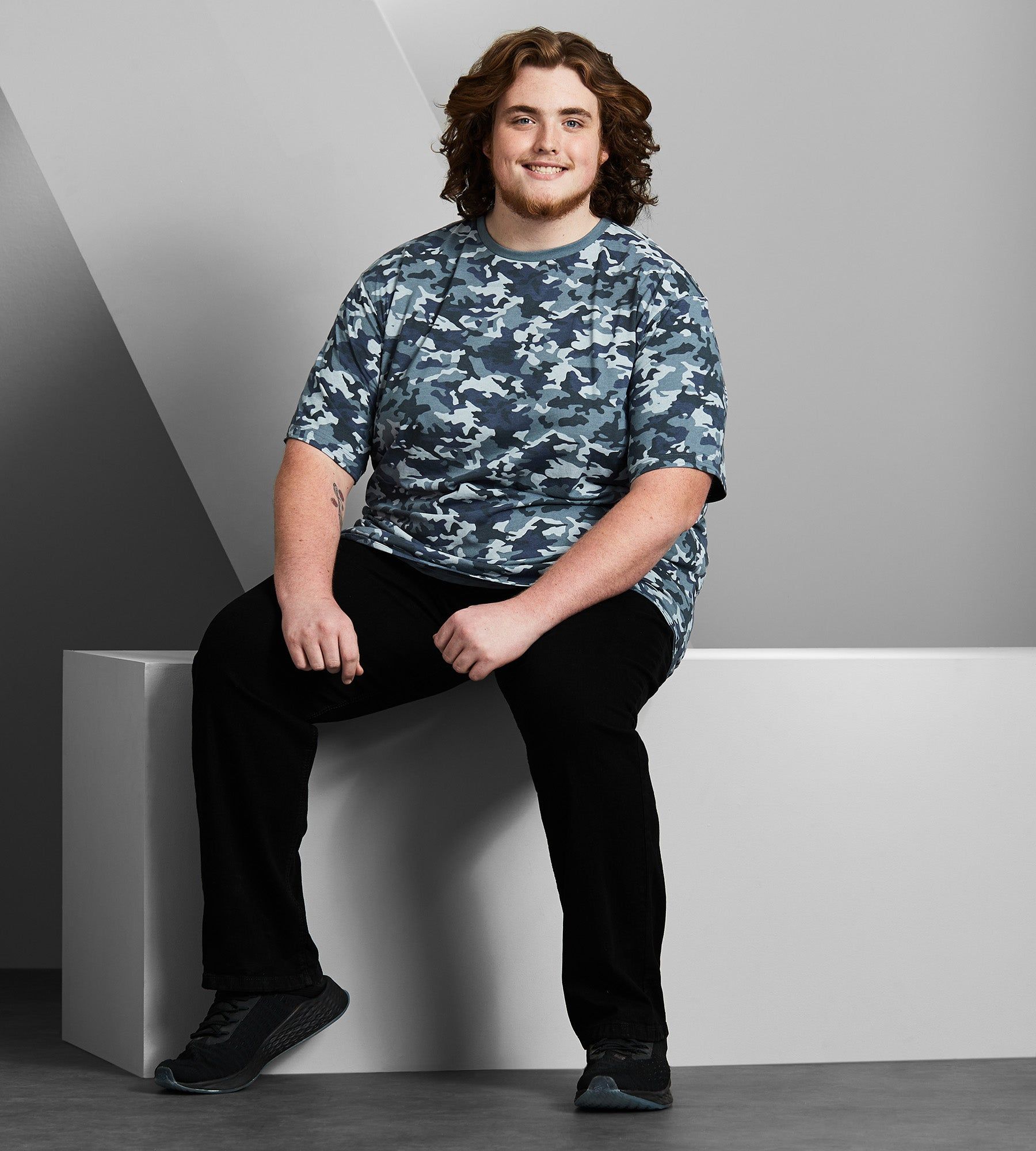 Ultimate Printed Crew Neck Tee sold by George Richards product image thumbnail 3